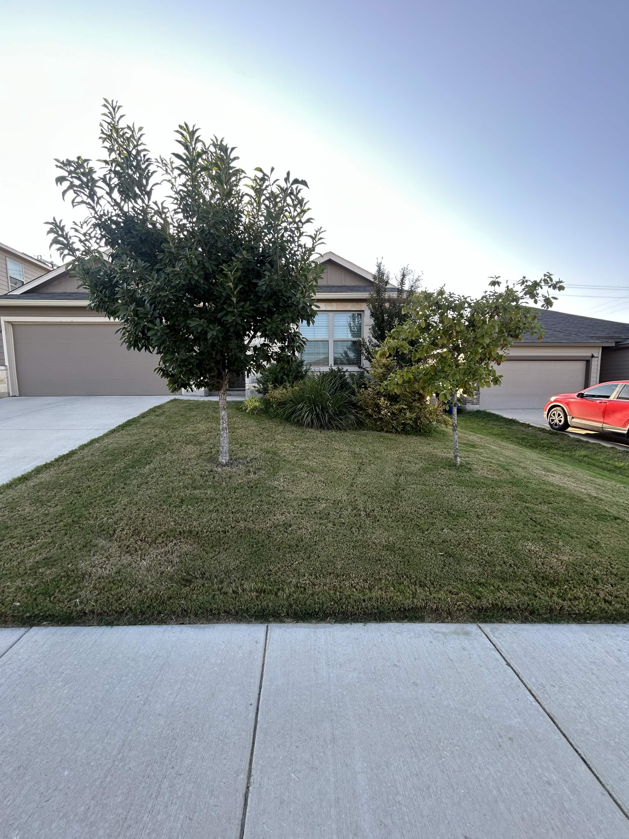 After hardscaping