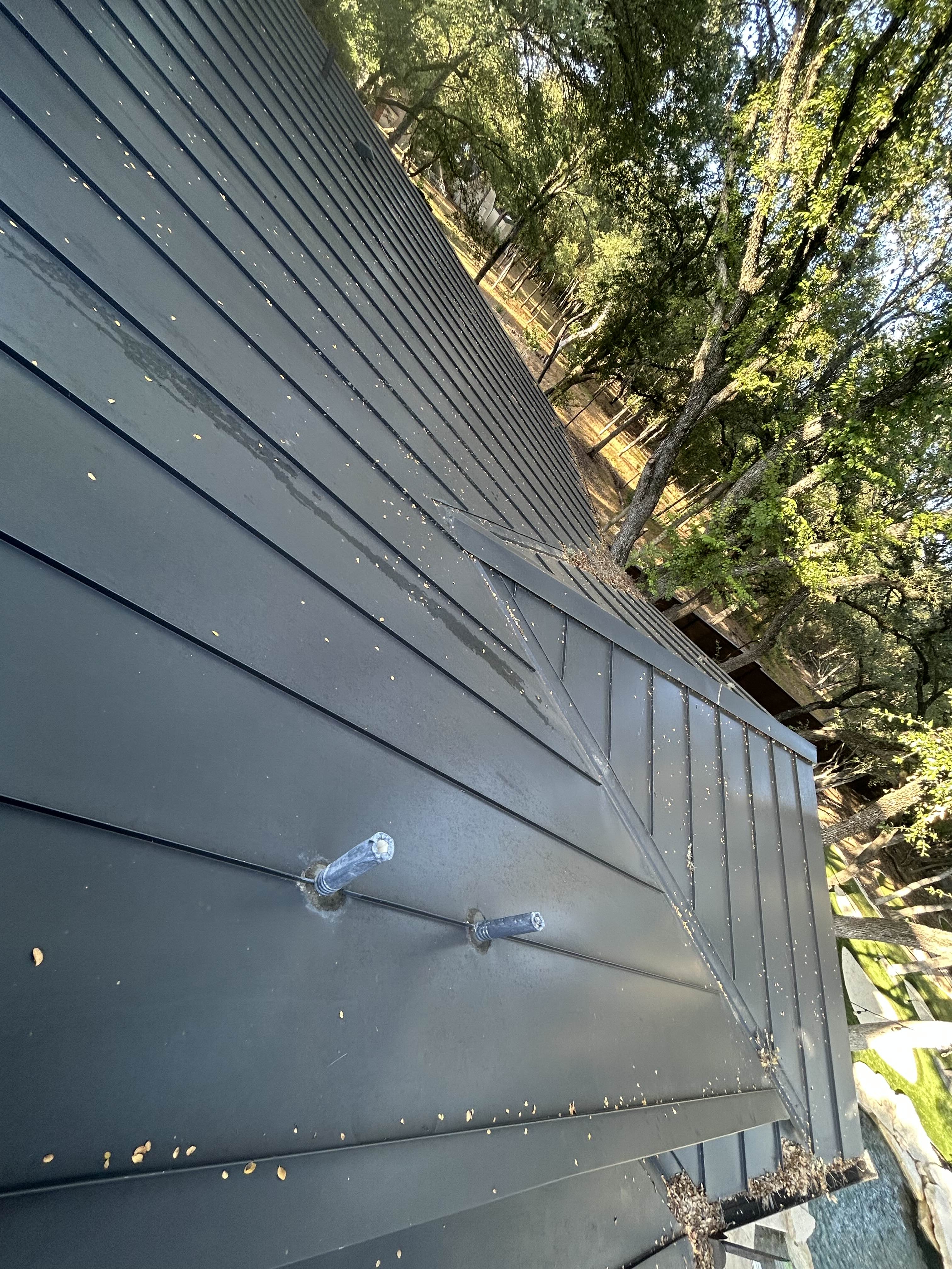 Before roof cleaning